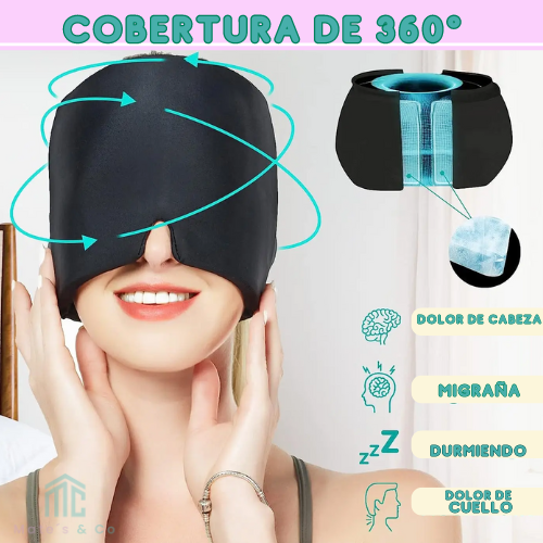 Gorro de gel anti migraña