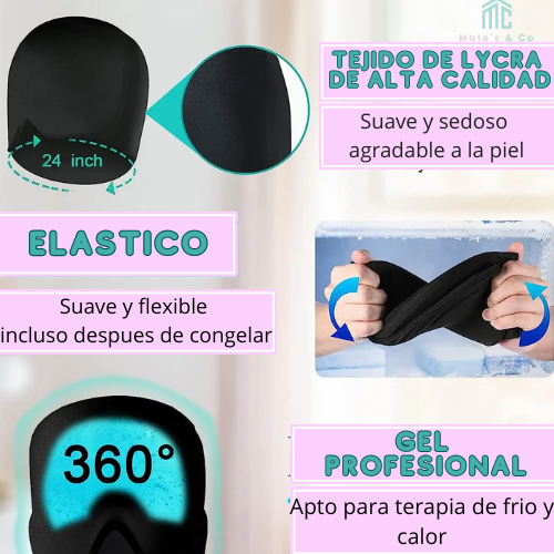 Gorro de gel anti migraña